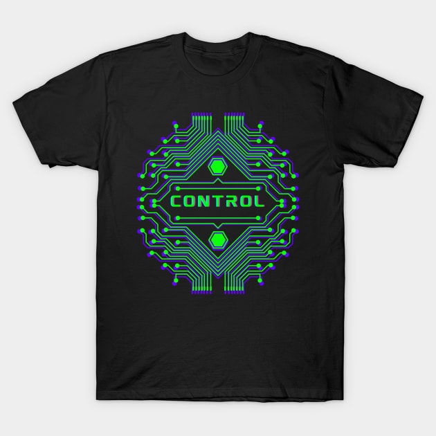 Robotics gaming, Control! T-Shirt by Sura